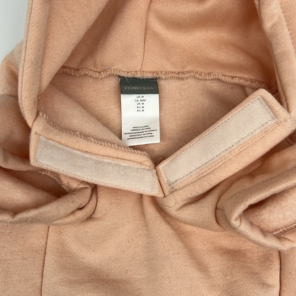 Sydney & Co. Hocus Pocus Dog Hoodie‎ Pet Costume Apparel Pastel Peach Medium